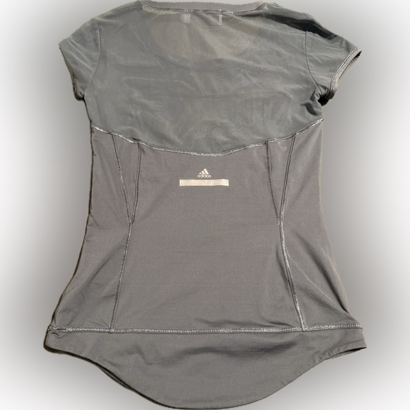 Stella McCartney + Adidas mesh workout yoga tennis gym cheetah sports bra top - Picture 3 of 15